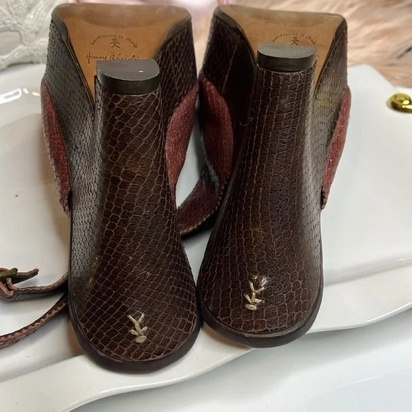 HENRY BEGUILAN VINTAGE PLATFORM SANDALS - Picture 3 of 7